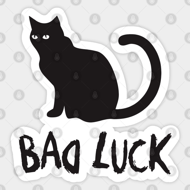 BAD LUCK Sticker by Aldyz